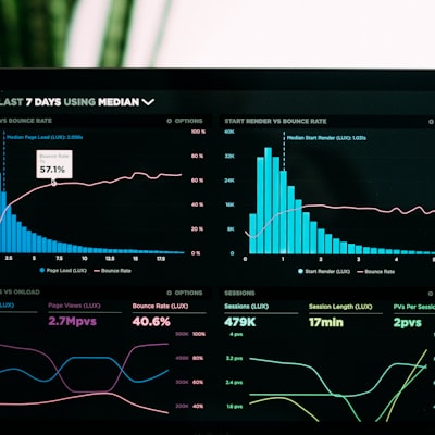 Data visualization chart showing sports performance metrics and trends